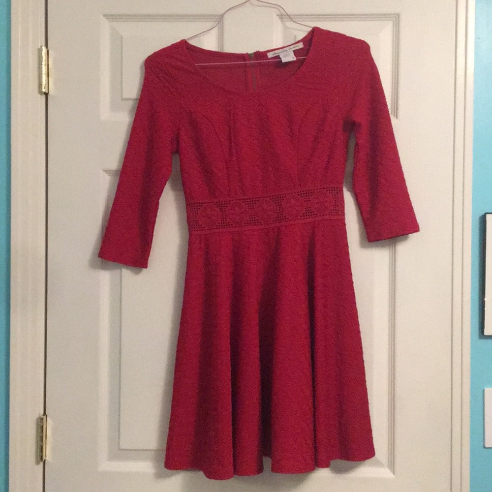 Red dress